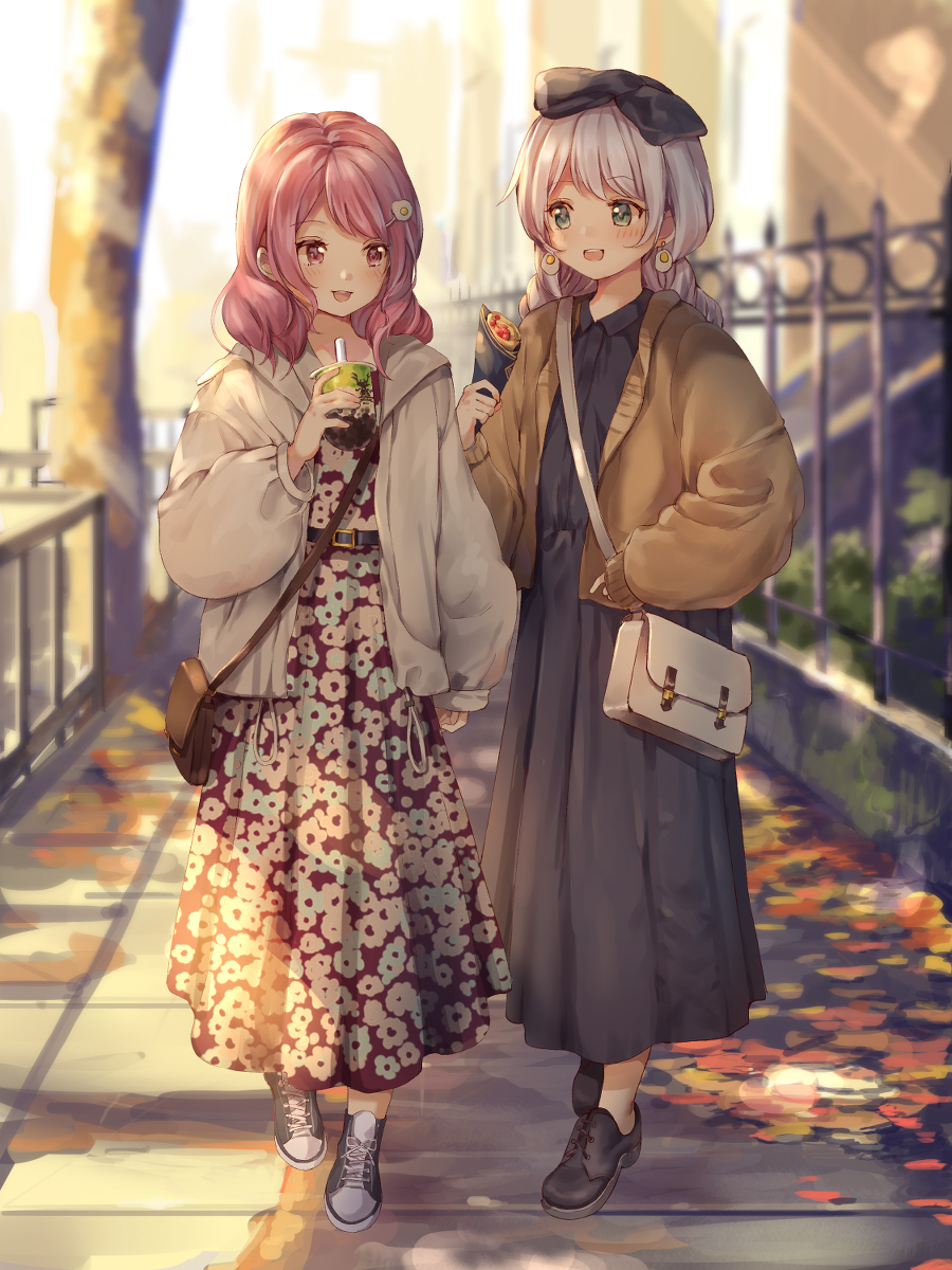 This is a pixiv picture whose title is 秋のお出かけ.