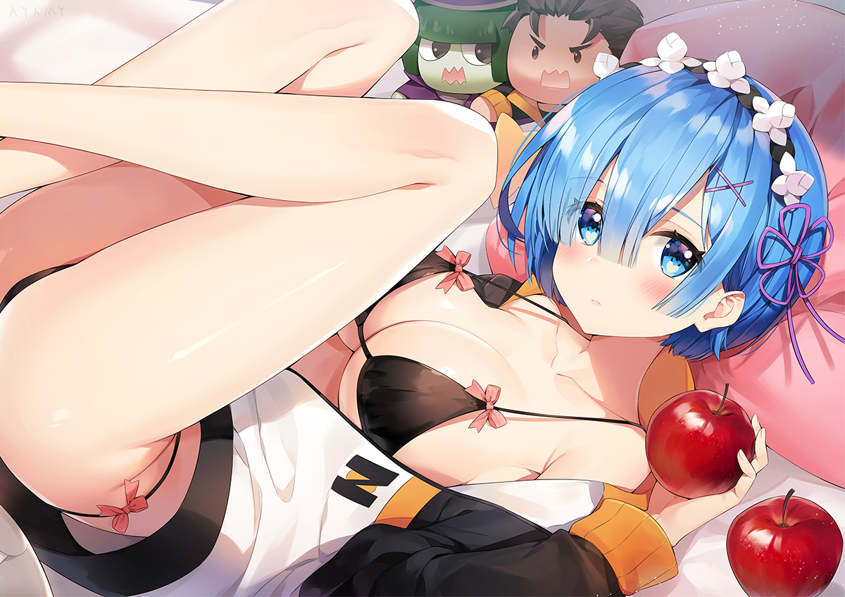 This is a pixiv picture whose title is レム.