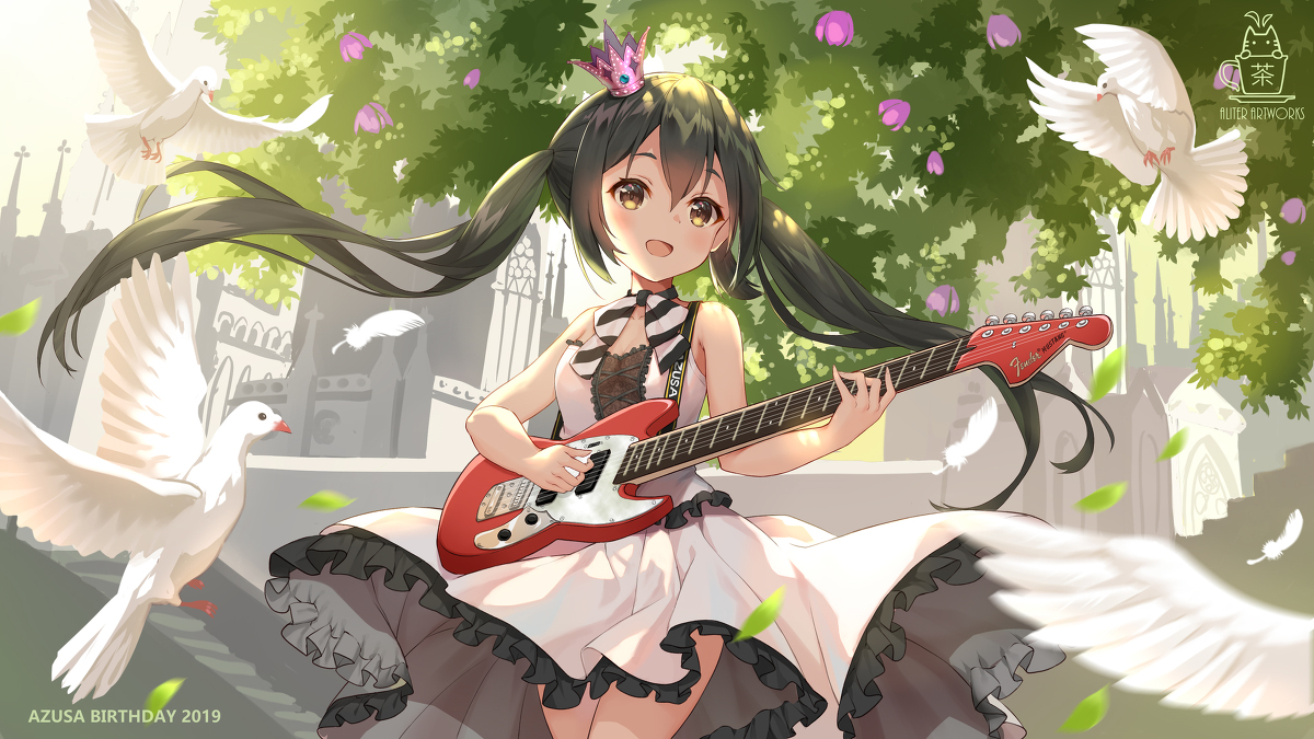 This is a pixiv picture whose title is 中野梓生誕祭2019.