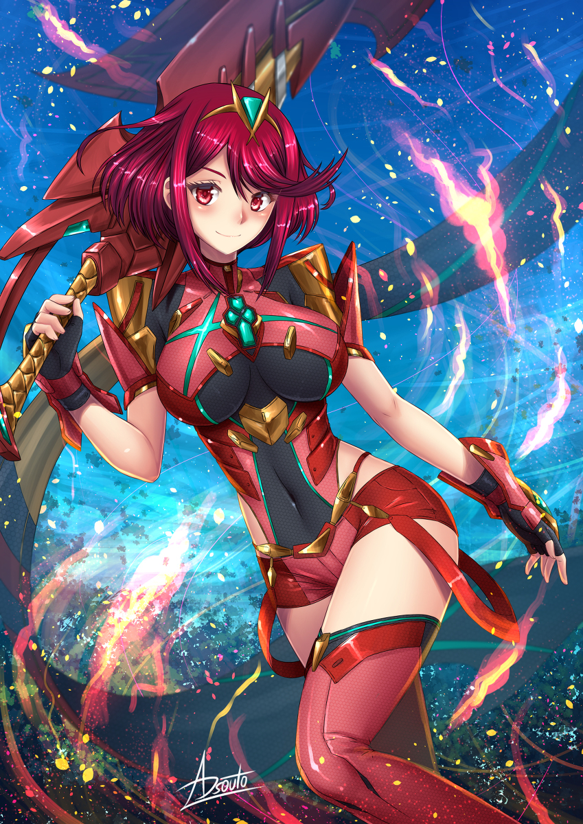 This is a pixiv picture whose title is Pyra.