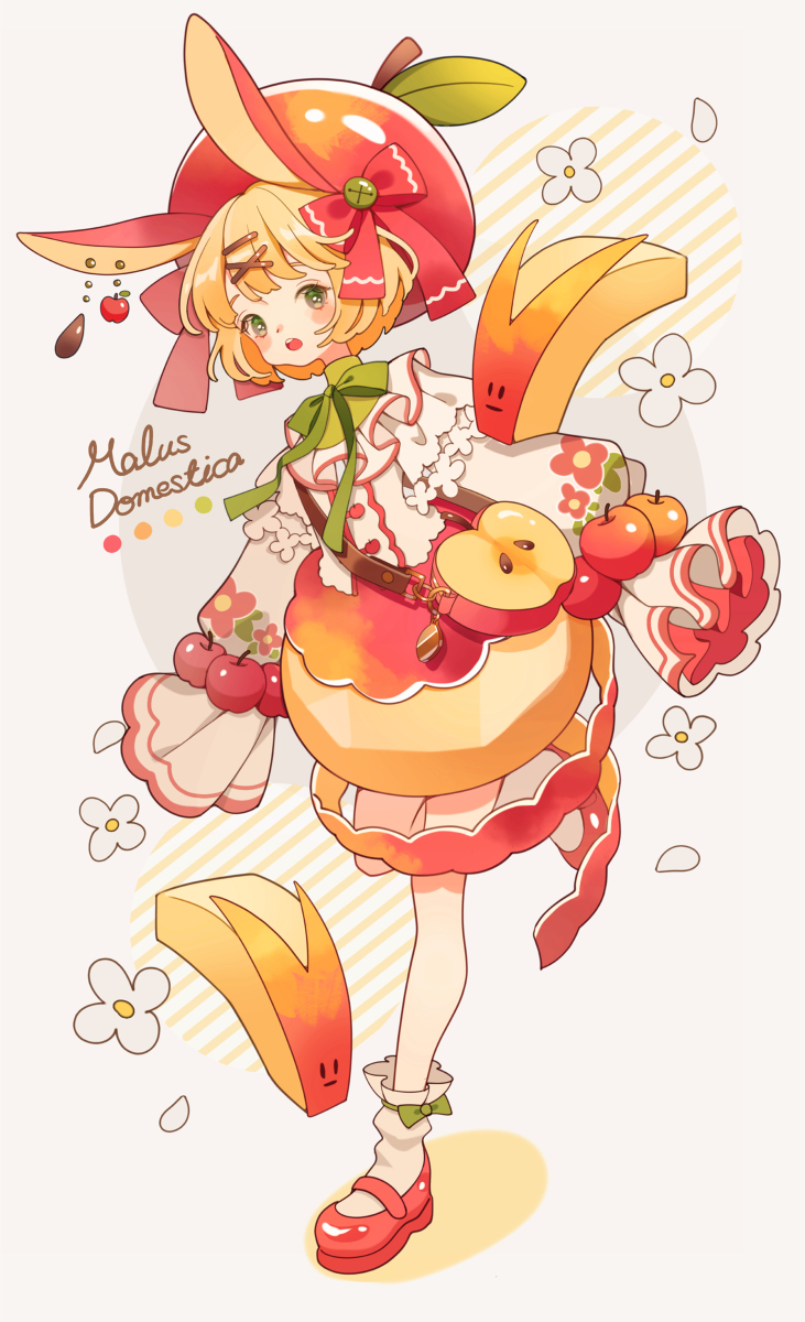 This is a pixiv picture whose title is りんごの踊り子.