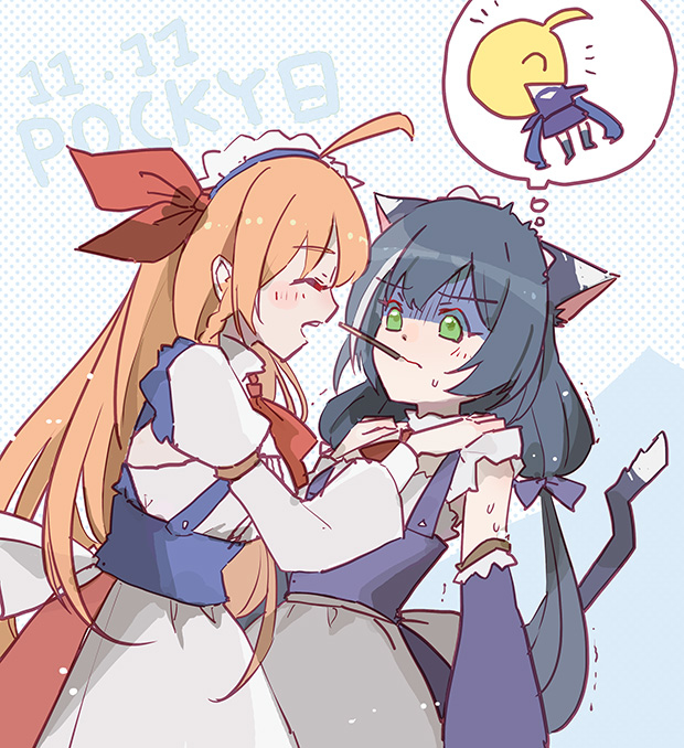 This is a pixiv picture whose title is ポッキーの日.