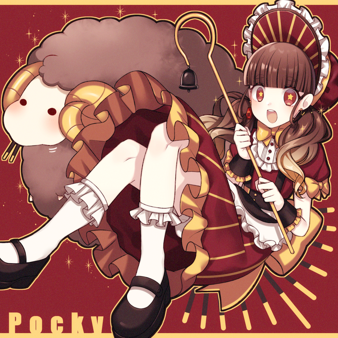 This is a pixiv picture whose title is ポッキー！.