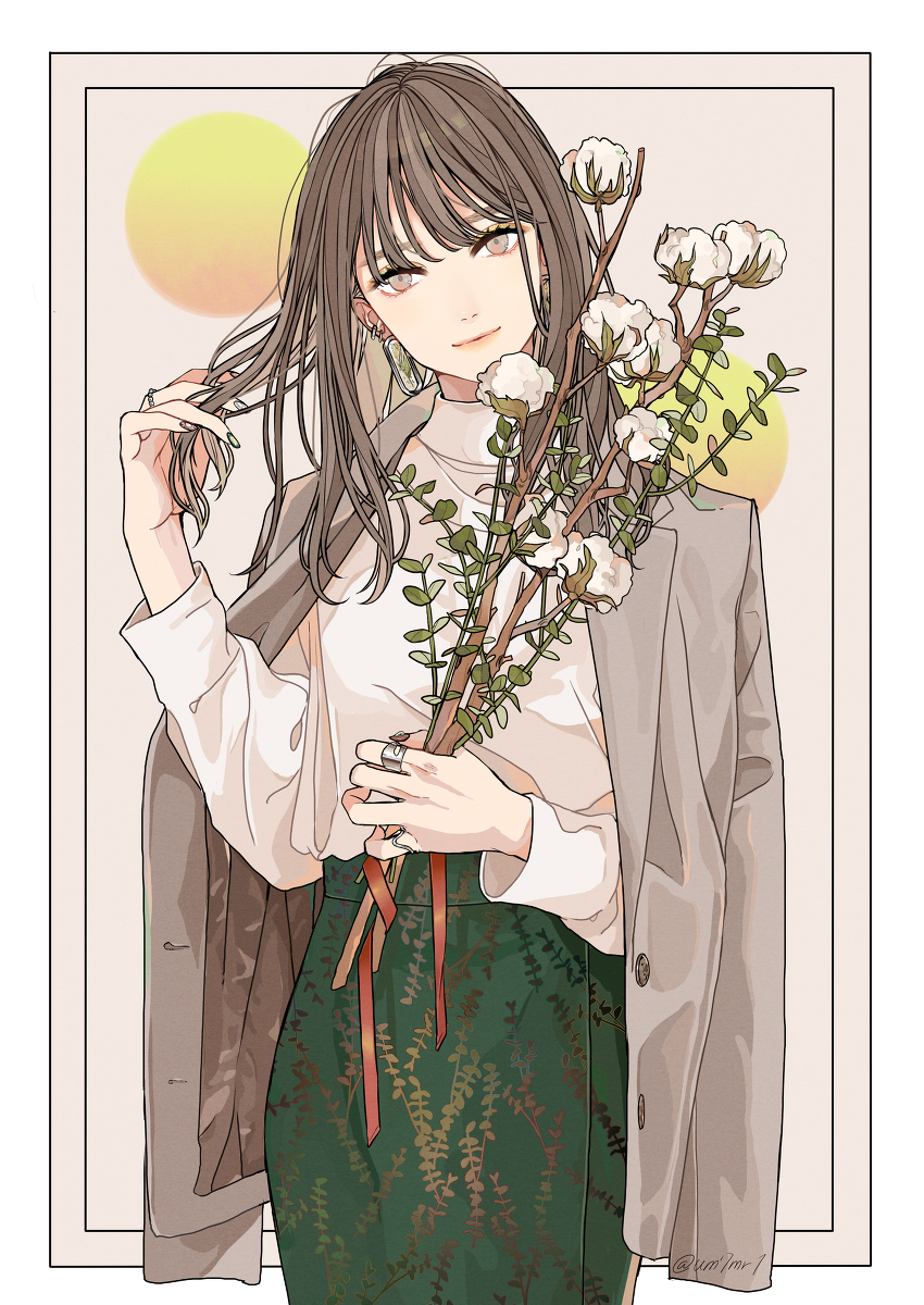 This is a pixiv picture whose title is 綿花.
