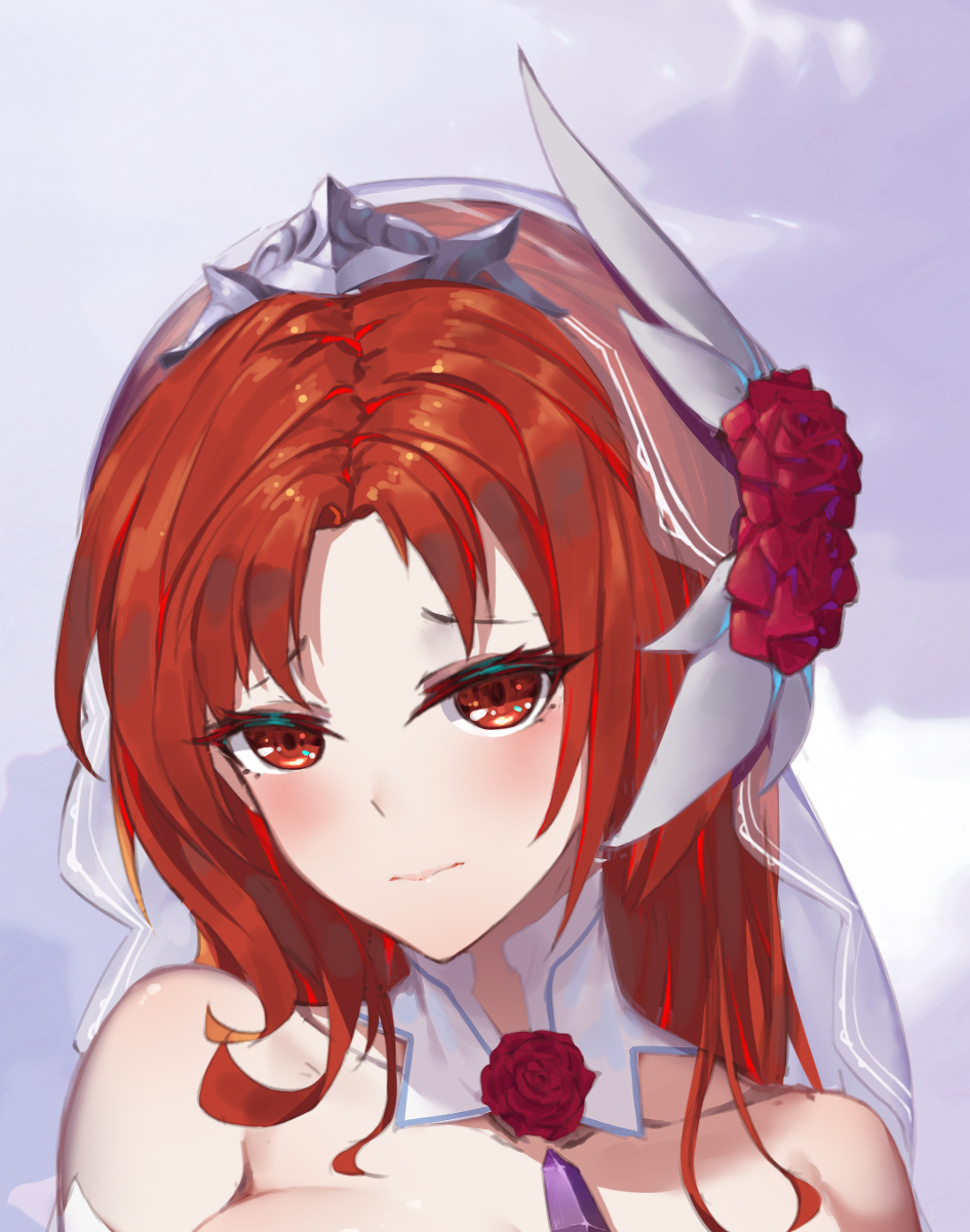This is a pixiv picture whose title is 花嫁阿姐.