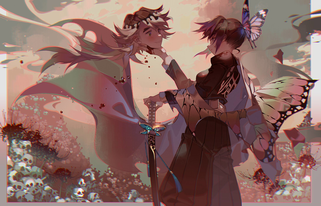 This is a pixiv picture whose title is 糞野郎.