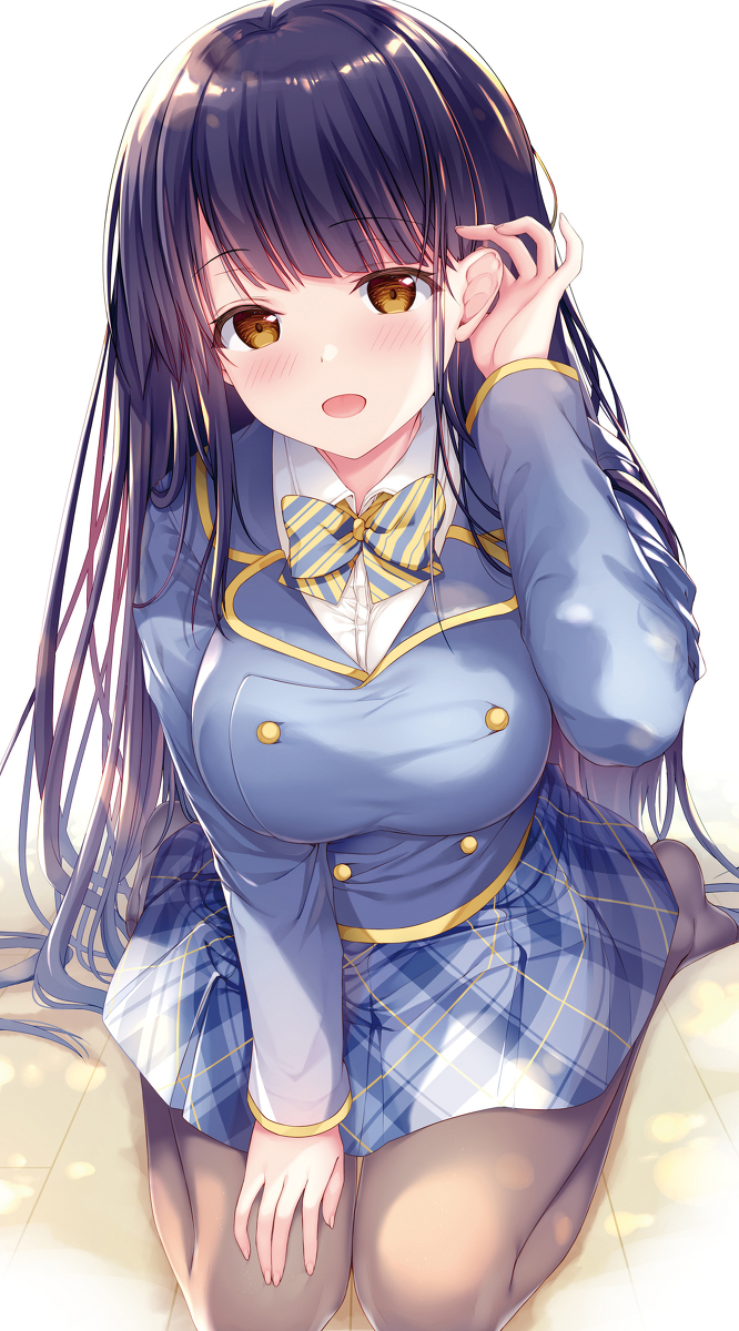 This is a pixiv picture whose title is 「おかえりなさい、今日もいっぱい頑張りましたね」.
