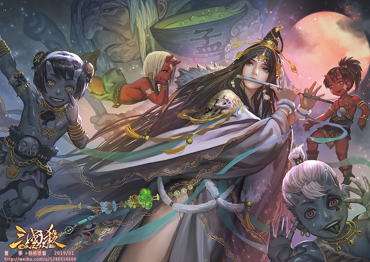 This is a pixiv picture whose title is 三國殺-蔡文姬.