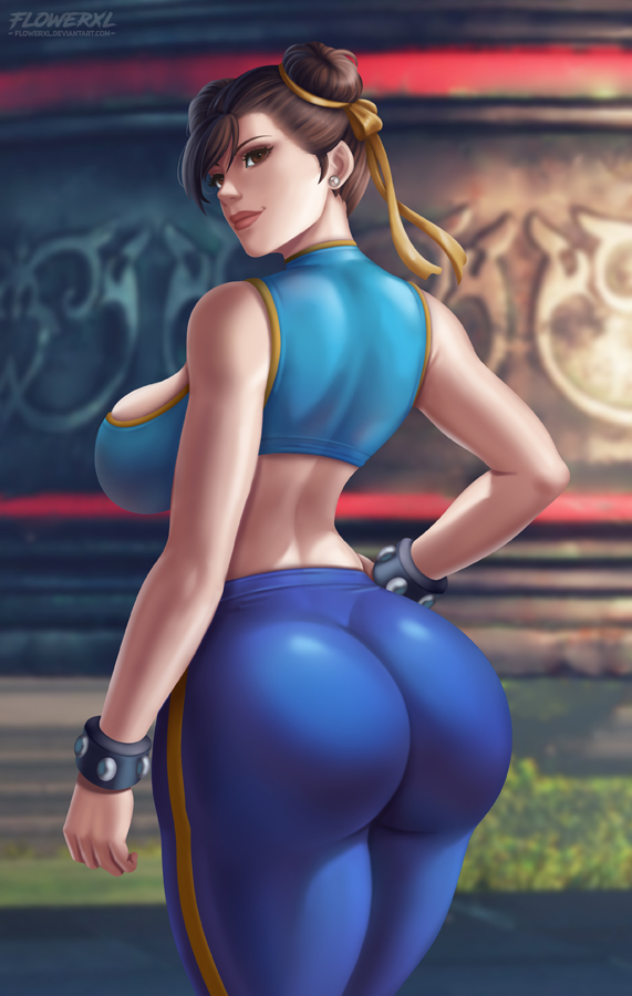 This is a pixiv picture whose title is Chun Li.