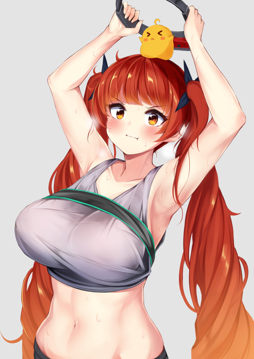 This is a pixiv picture whose title is リングフィット アドベンチャーとホノルル.