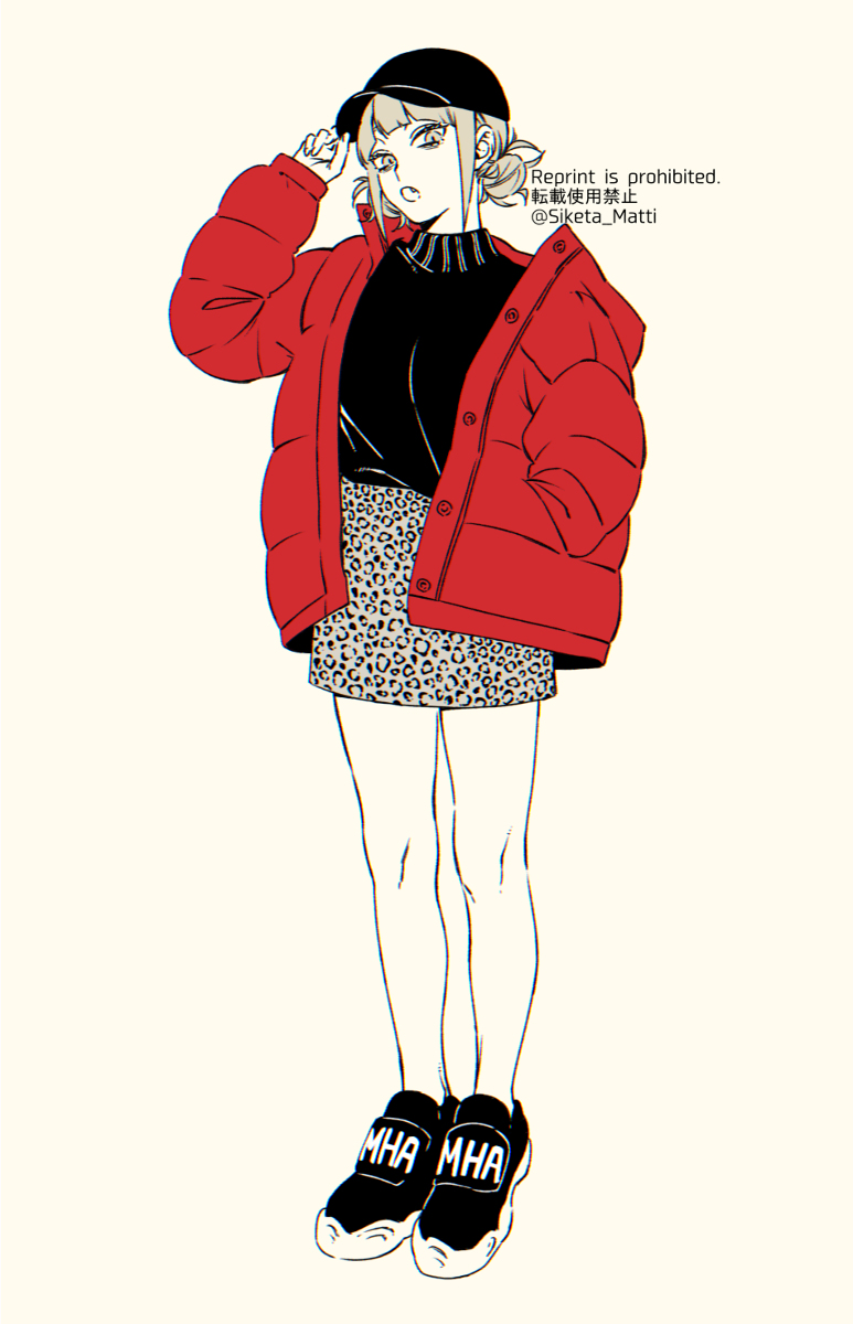 This is a pixiv picture whose title is 冬服トガちゃん.