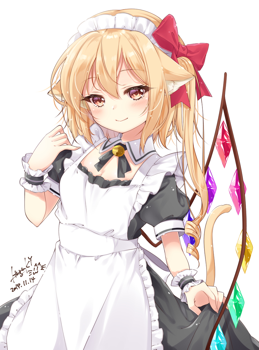 This is a pixiv picture whose title is メイドフランちゃん.