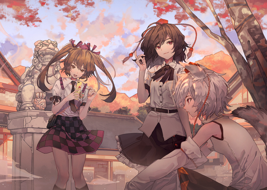 This is a pixiv picture whose title is 霜月.