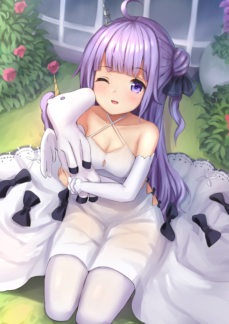 This is a pixiv picture whose title is ユニコーンちゃん.