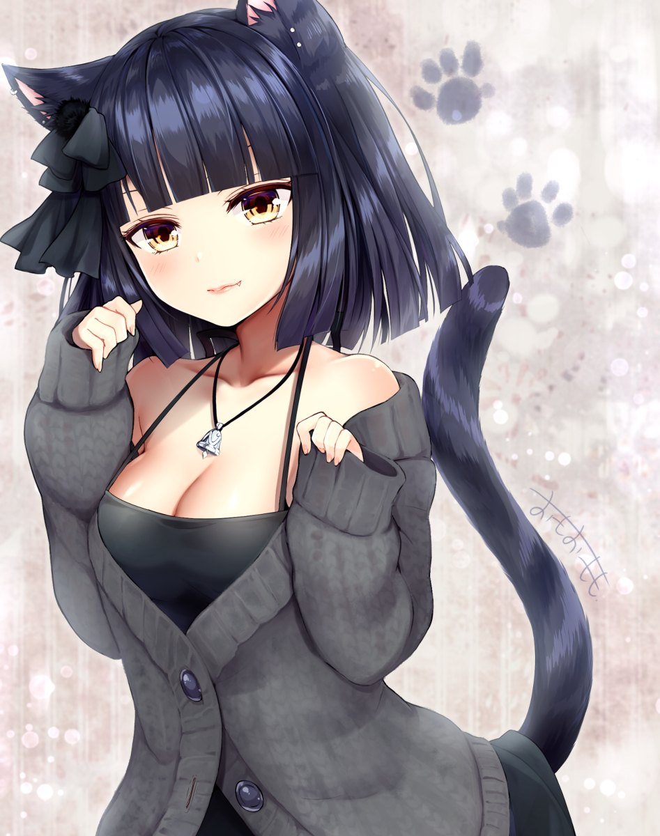This is a pixiv picture whose title is うにゃっ🐾.