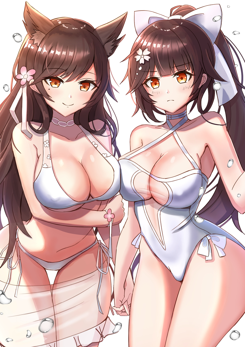 This is a pixiv picture whose title is 愛宕&高雄.