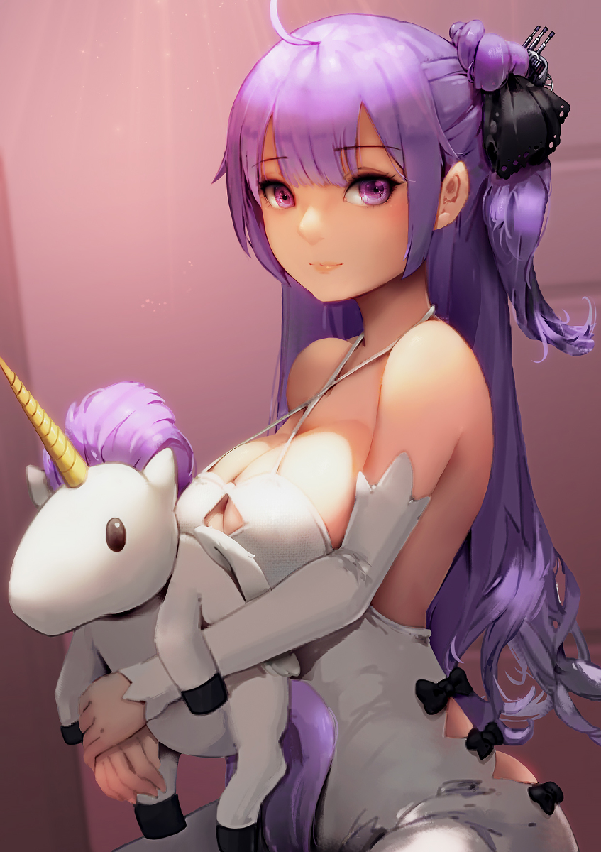 This is a pixiv picture whose title is ユニコーン.