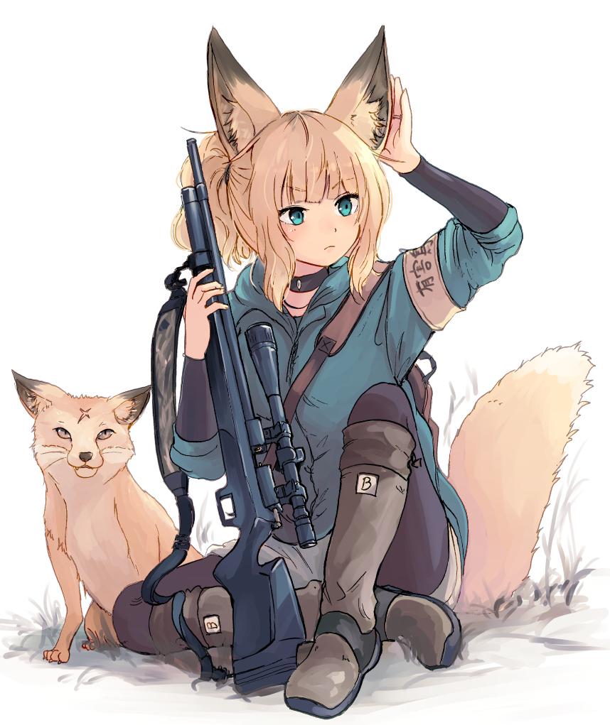 This is a pixiv picture whose title is 狐のお嫁ちゃん⑤巻電子版総扉 + 描き下ろし特典告知.