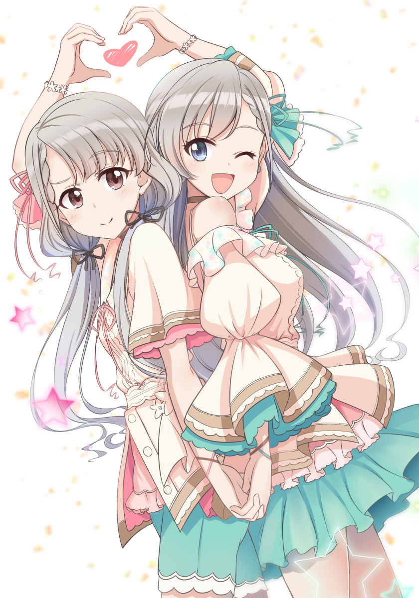 This is a pixiv picture whose title is はーちゃんなーちゃん.