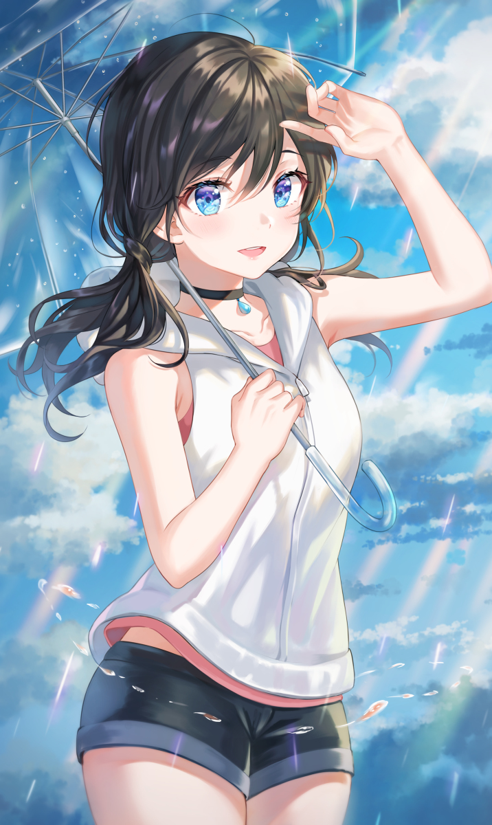 This is a pixiv picture whose title is 今から晴れるよ！.