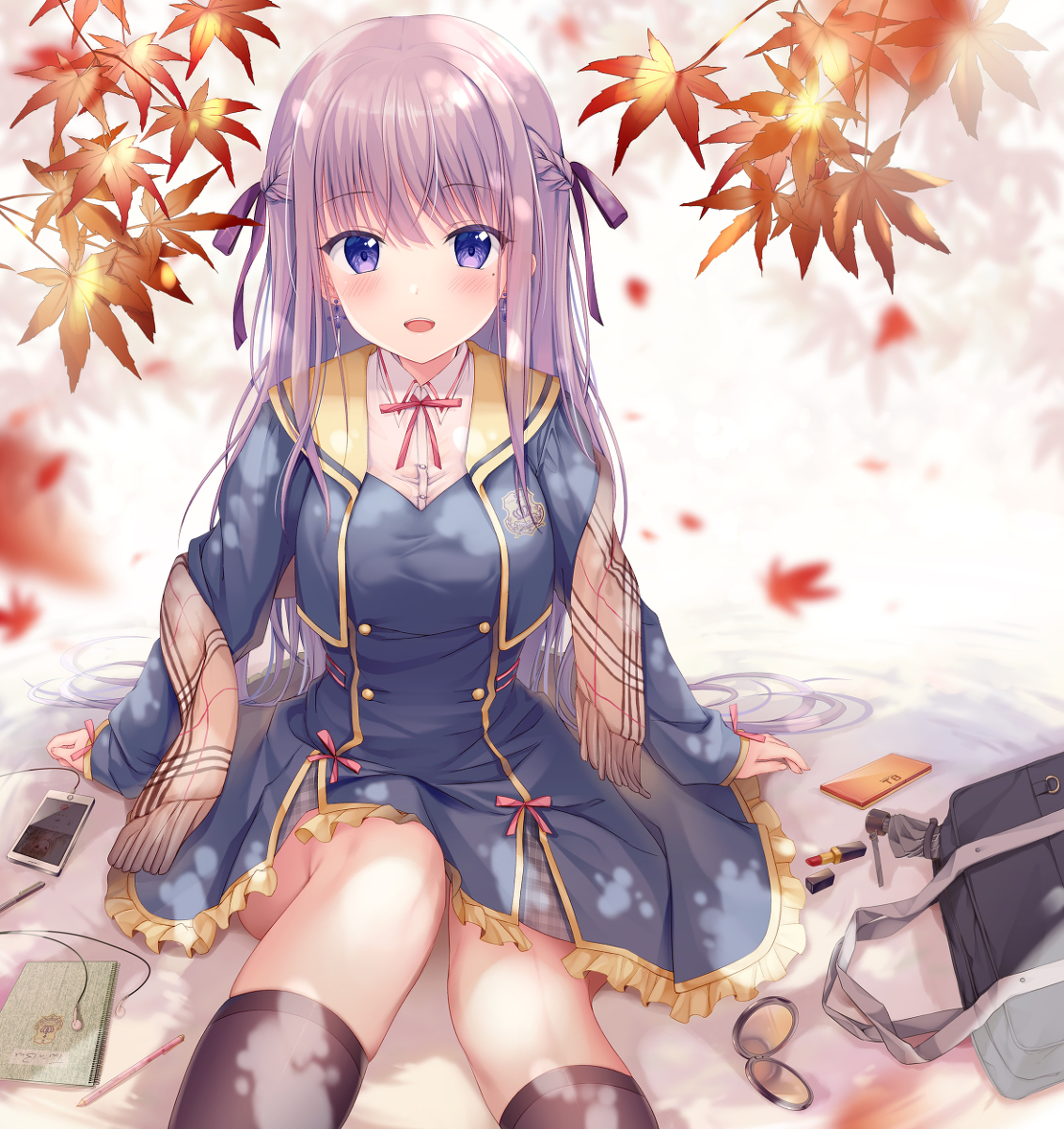 This is a pixiv picture whose title is 「だって、先生が好きなんだもん」.