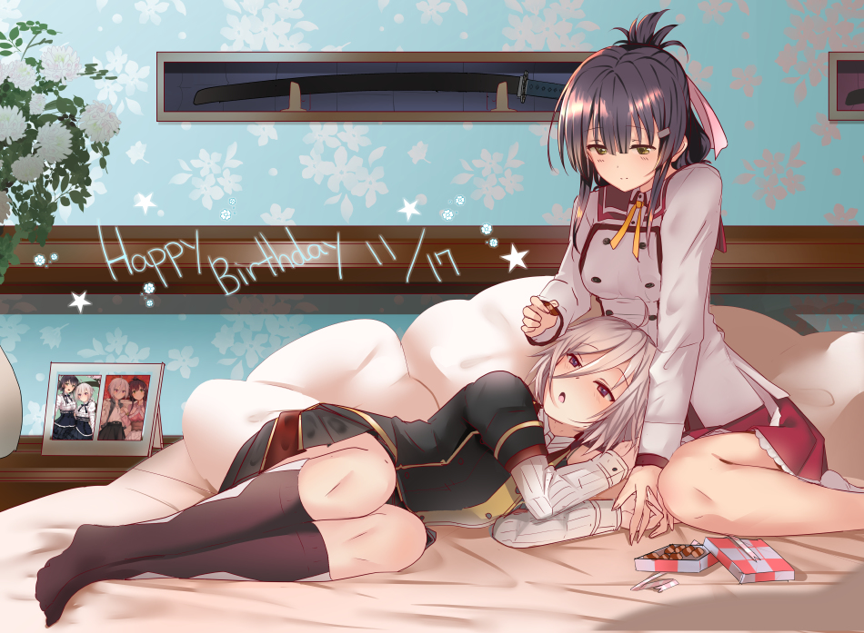 This is a pixiv picture whose title is 沙耶香ちゃん HappyBirthday!.