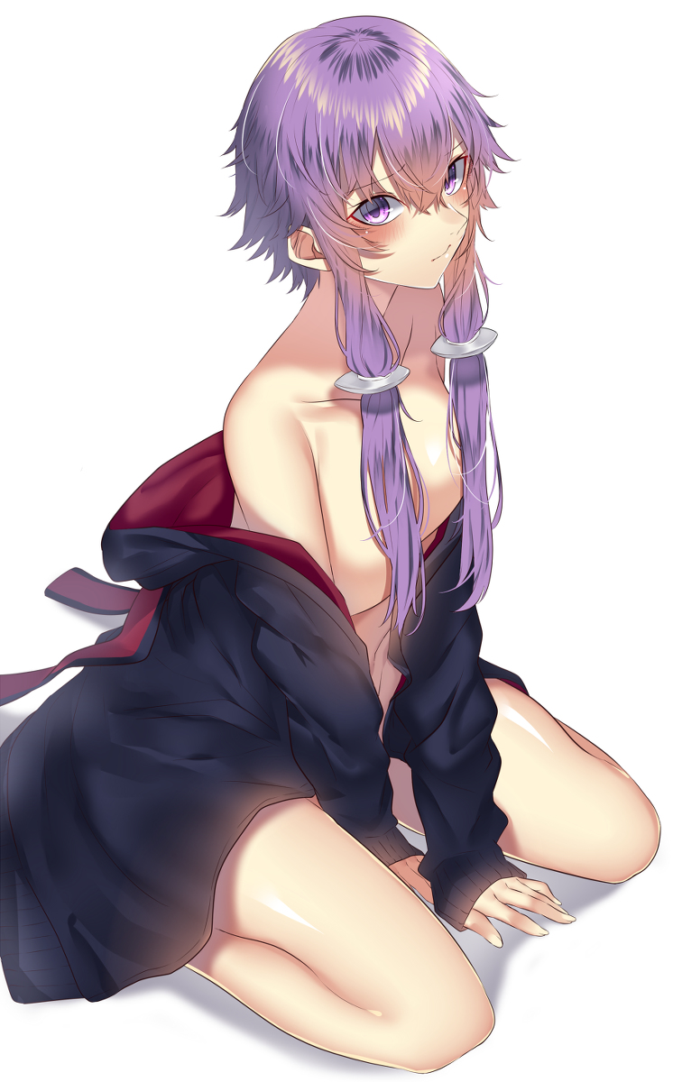 This is a pixiv picture whose title is 裸パーカーゆかりさん.