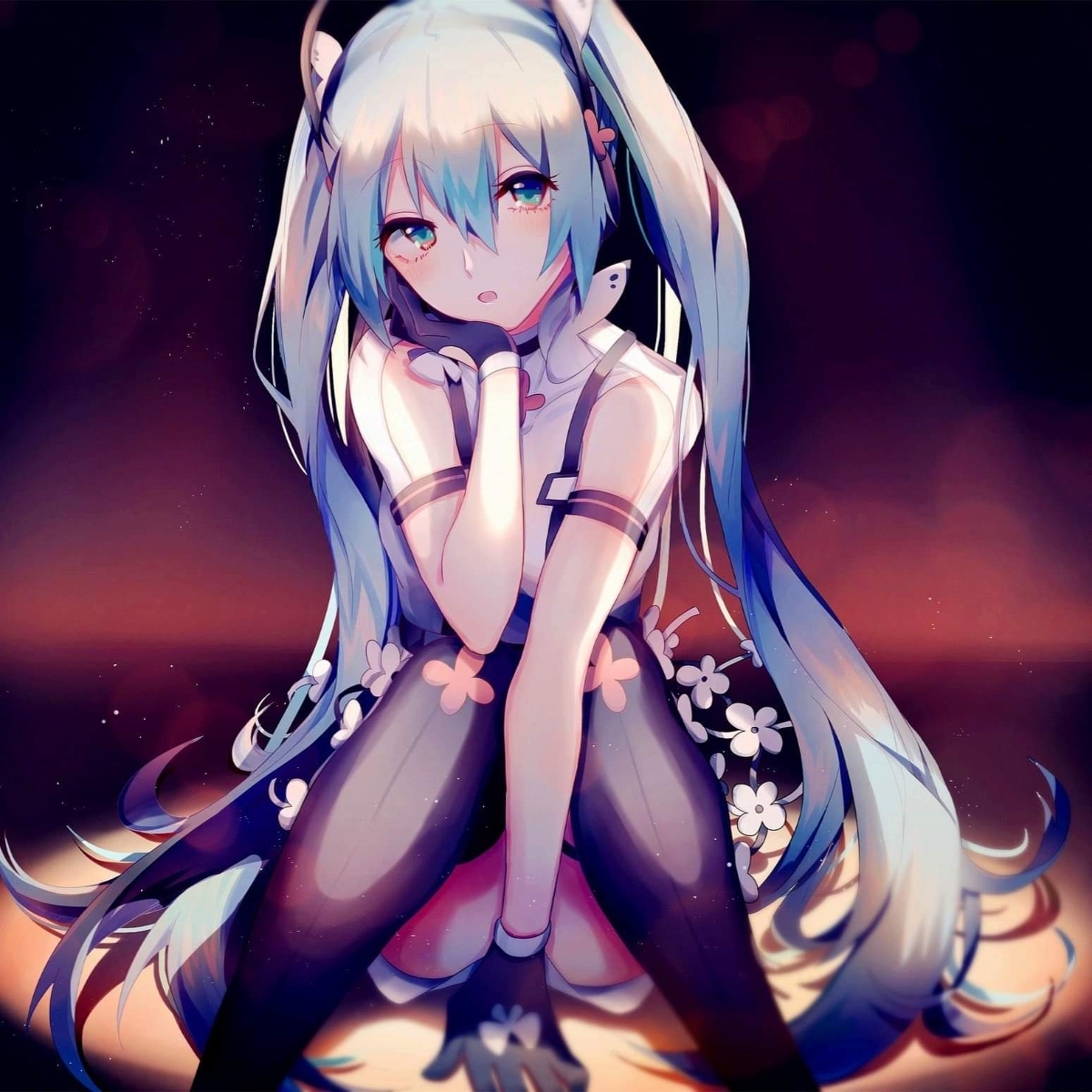 This is a pixiv picture whose title is miku.