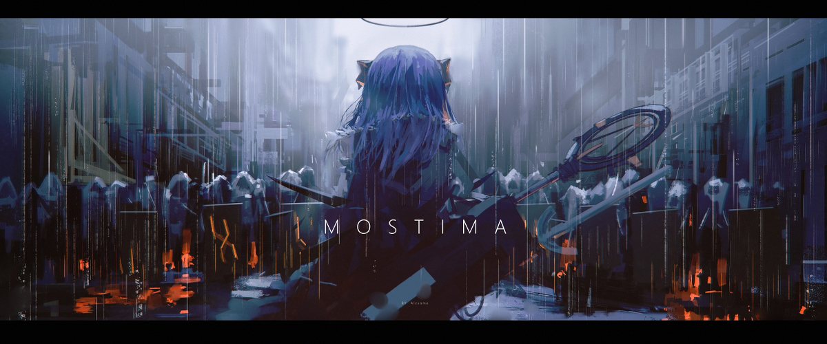 This is a pixiv picture whose title is Mostima.