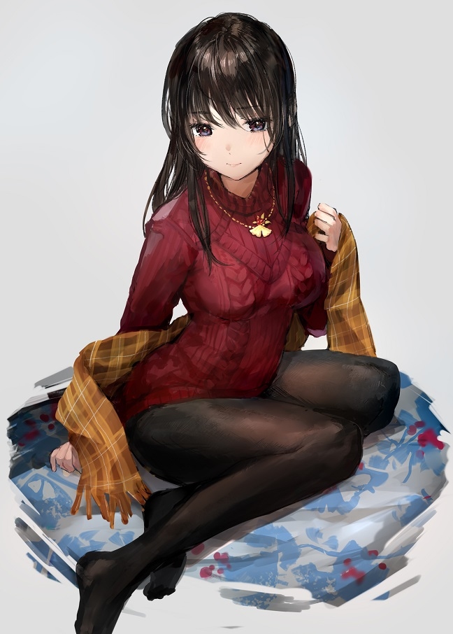 This is a pixiv picture whose title is 秋女子.