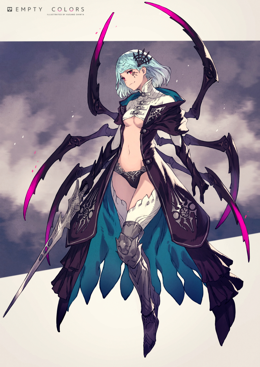 This is a pixiv picture whose title is 蜘蛛系女子.