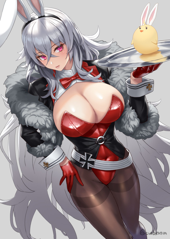 This is a pixiv picture whose title is グラーフ・ツェッペリン（バニーのすがた）.