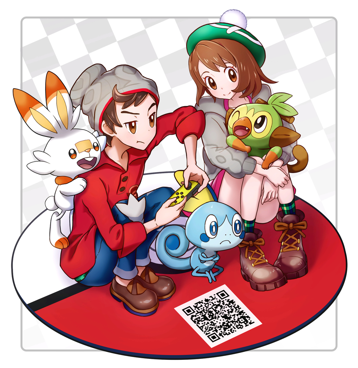 This is a pixiv picture whose title is ポケモン剣盾.