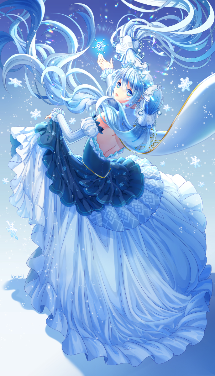 This is a pixiv picture whose title is Snow Princess.