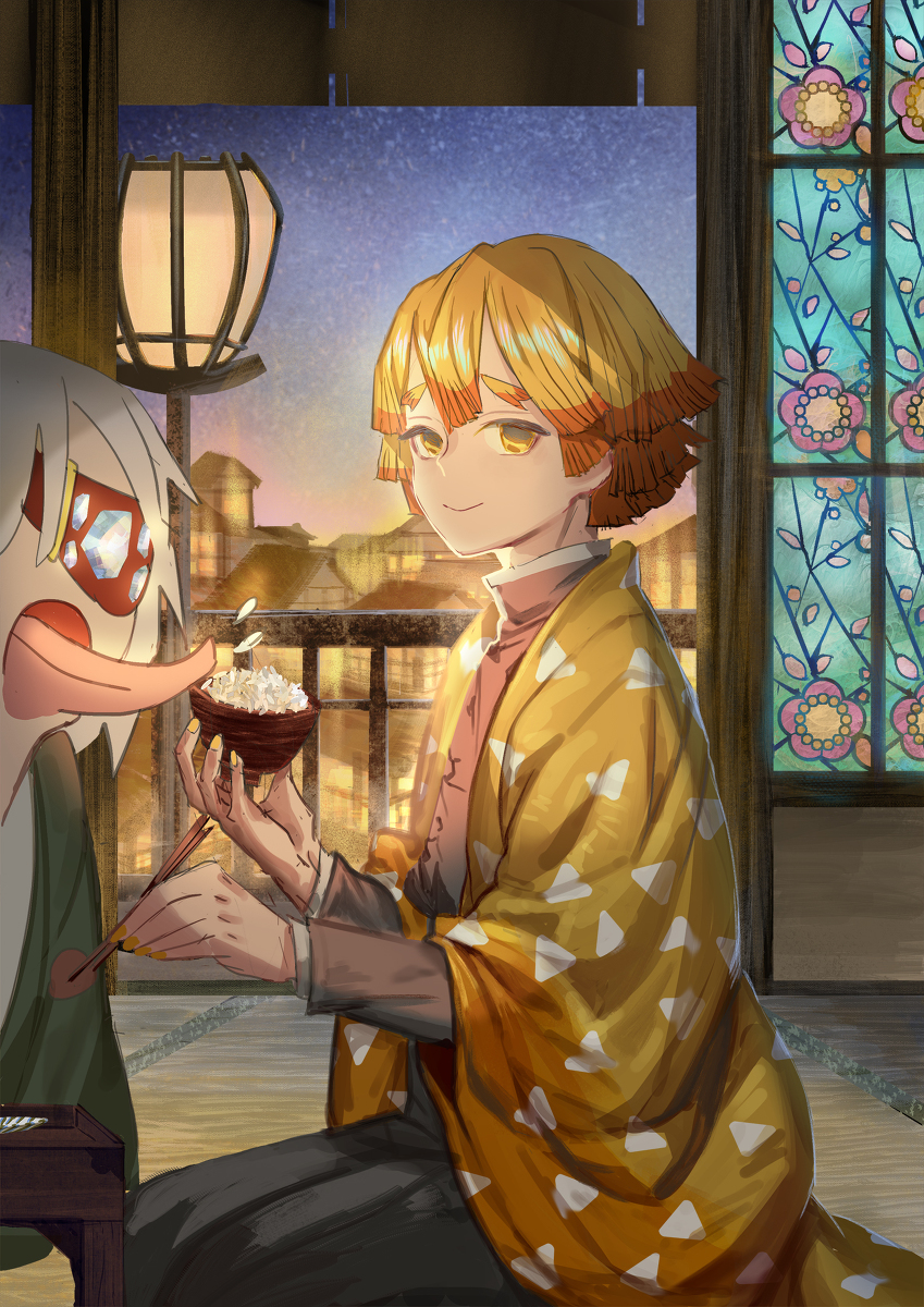 This is a pixiv picture whose title is 鬼滅/all善/LOG(2).