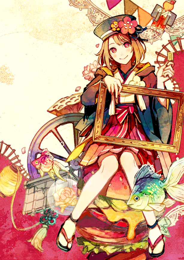 This is a pixiv picture whose title is 夢彩廻紀 -プロローグ-.