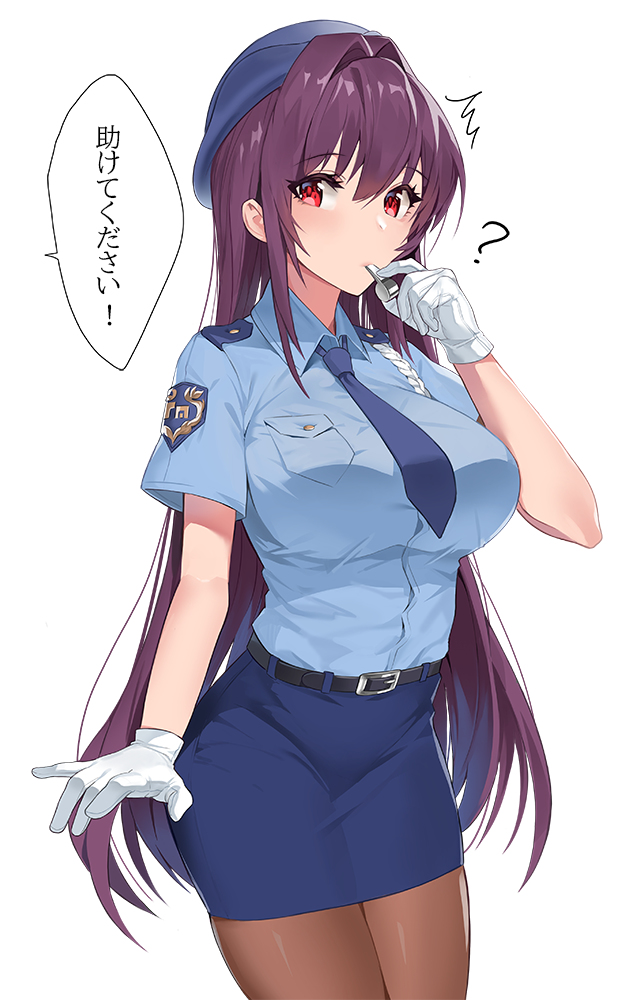 This is a pixiv picture whose title is 👮‍♀️?!.