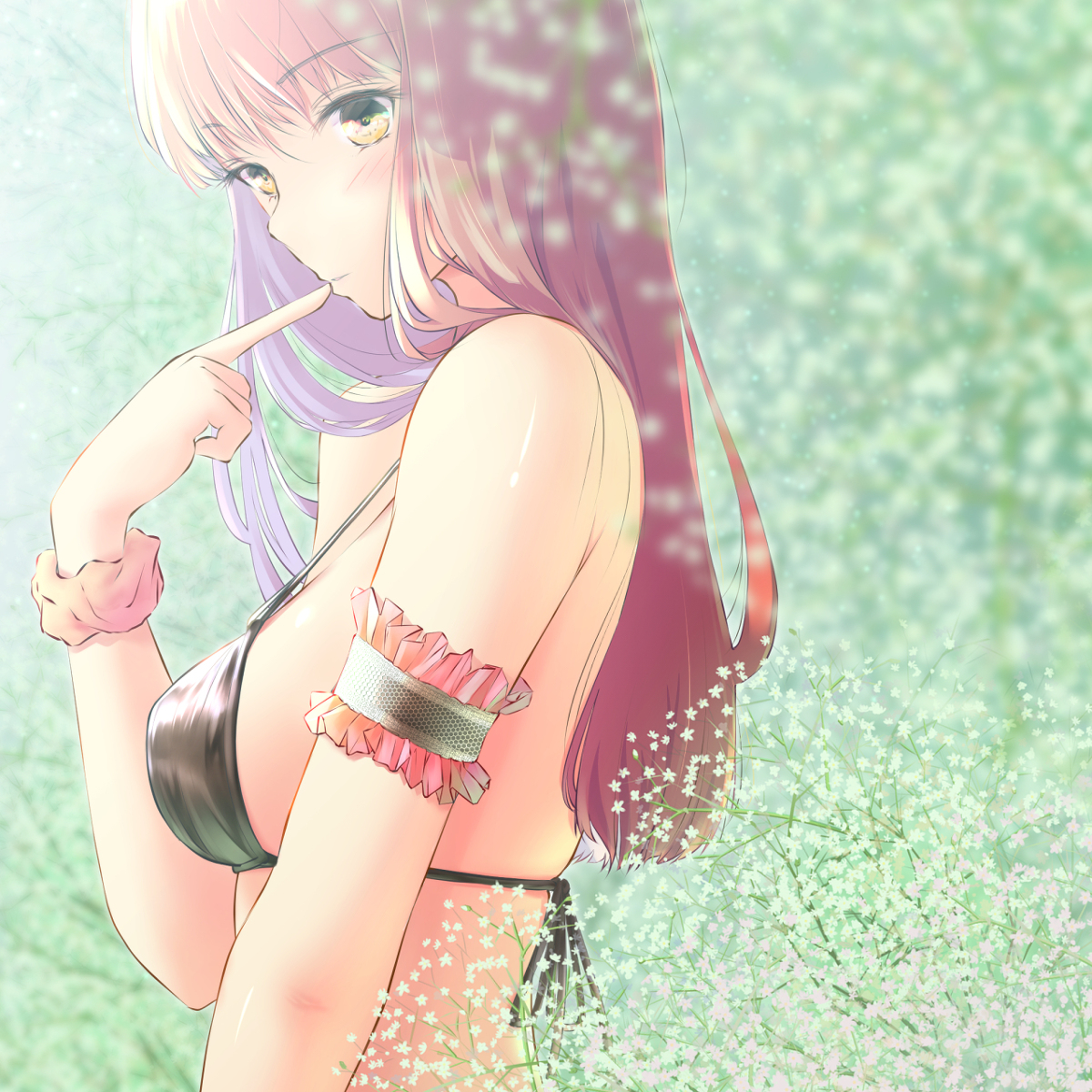 This is a pixiv picture whose title is baby's breath.