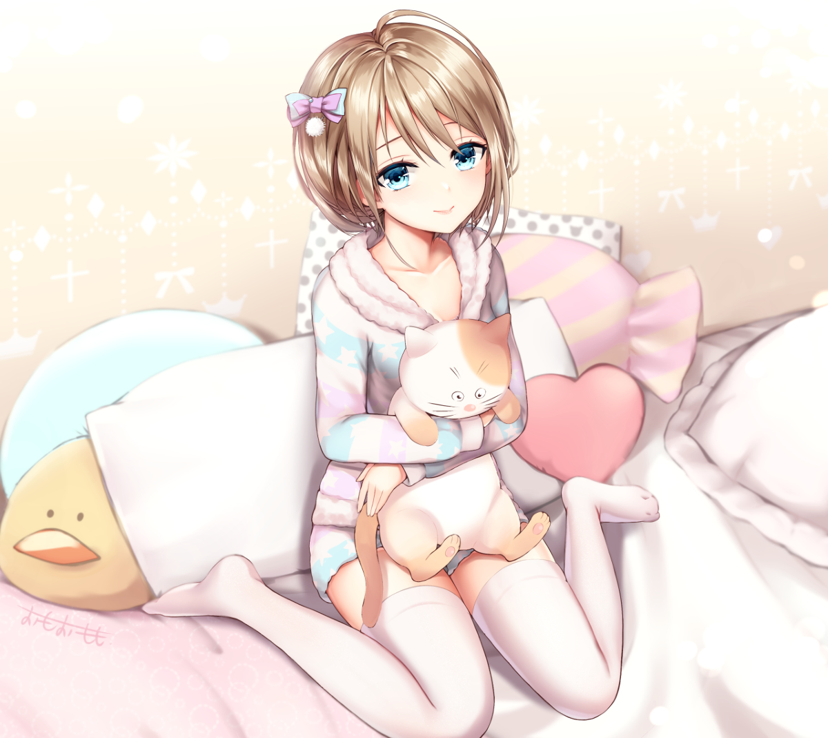 This is a pixiv picture whose title is うちの子ぬくぬくルームウェア.