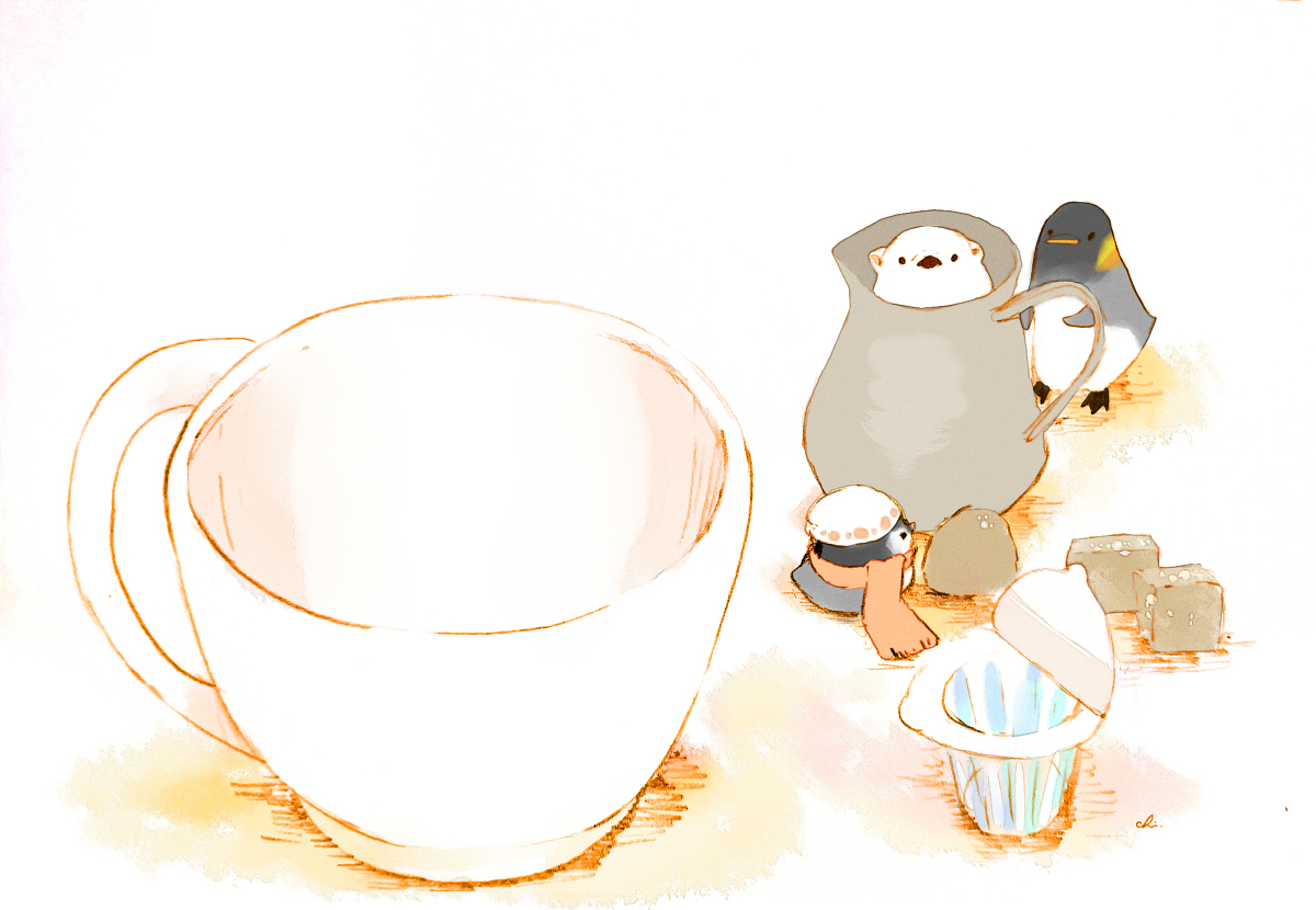 This is a pixiv picture whose title is コーヒーミルク.
