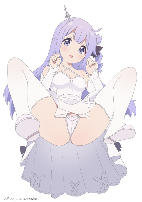 This is a pixiv picture whose title is ユニコーン下着.