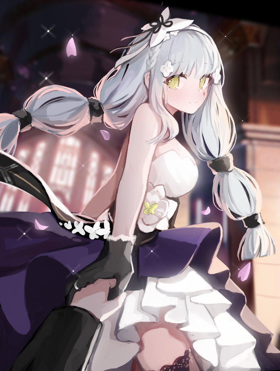 This is a pixiv picture whose title is HK416.