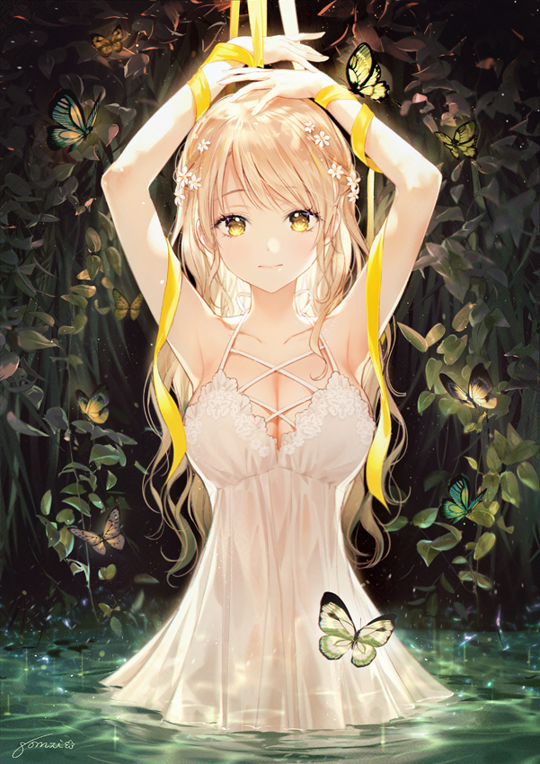 This is a pixiv picture whose title is 森の旋律.