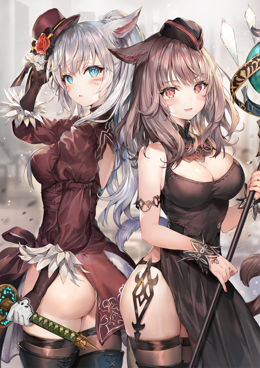 This is a pixiv picture whose title is NieRコラボミコッテ.