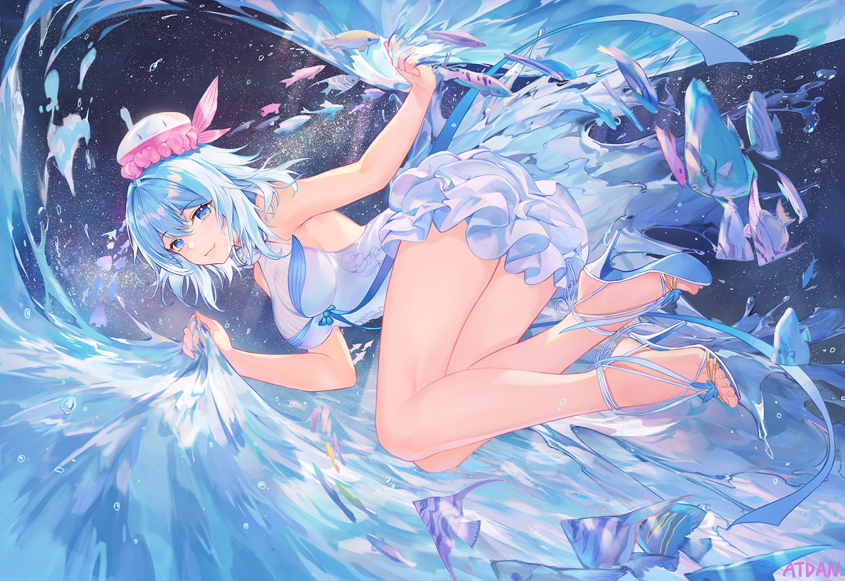 This is a pixiv picture whose title is Ocean.