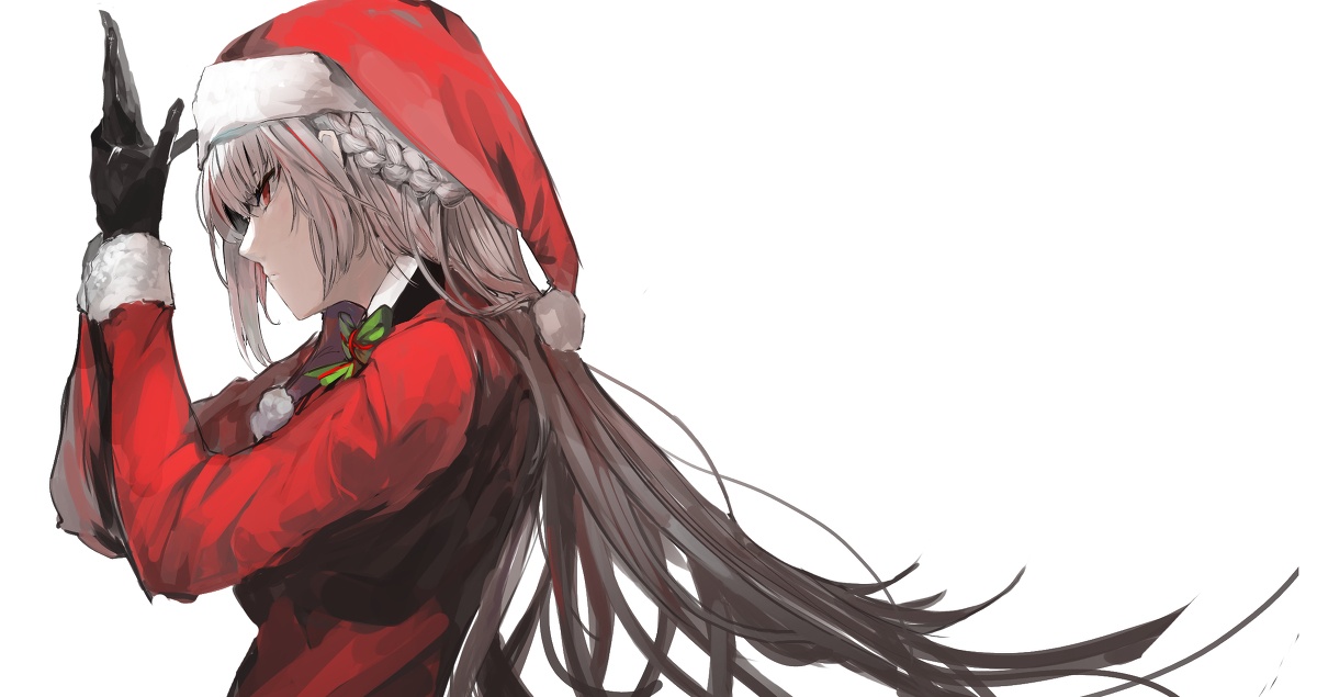 This is a pixiv picture whose title is ナイチンゲール[サンタ].