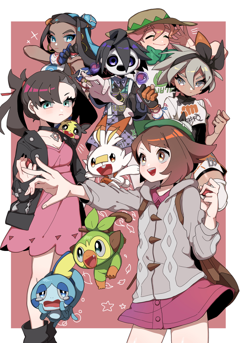 This is a pixiv picture whose title is 剣盾発売おめでとう.