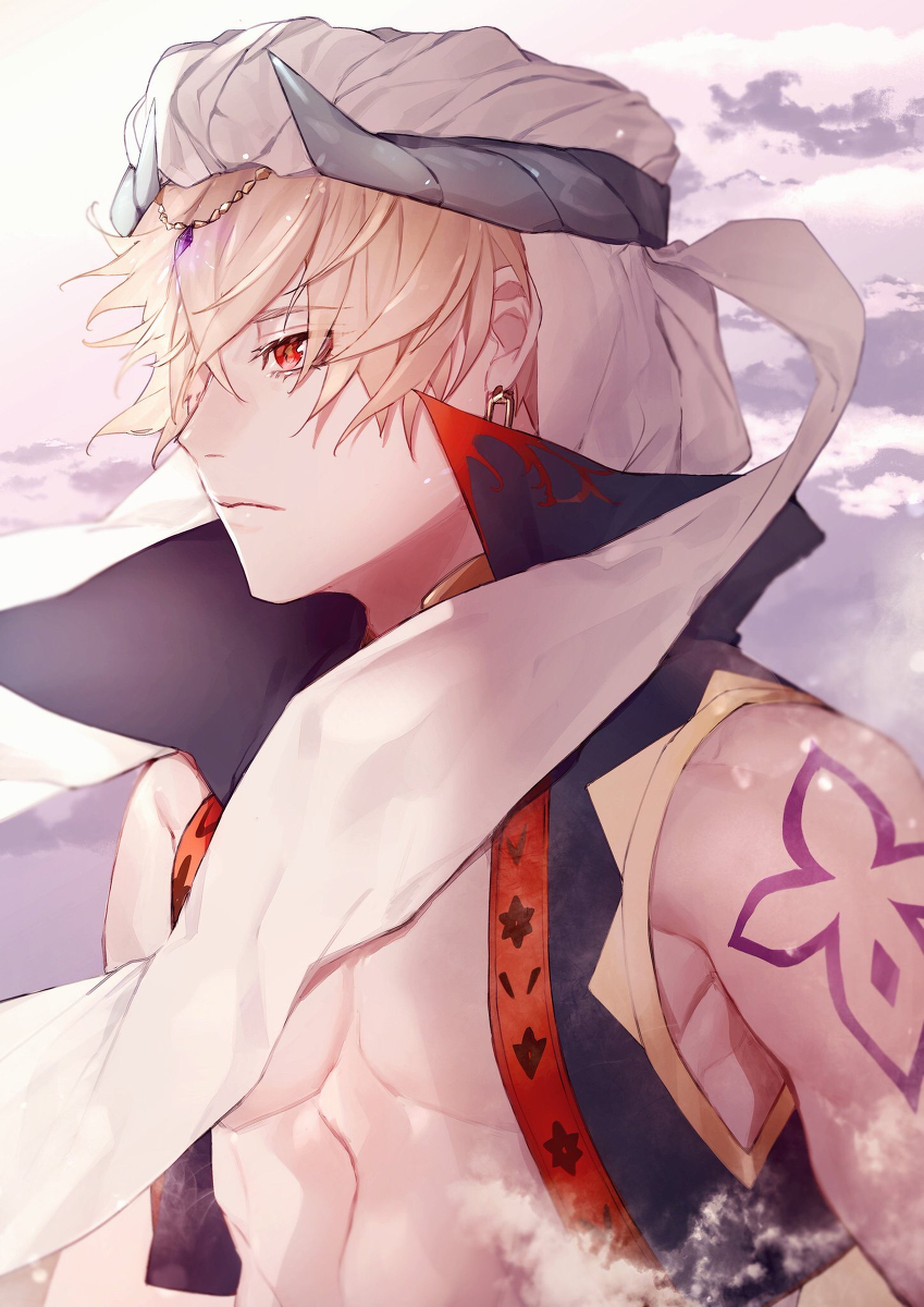 This is a pixiv picture whose title is ギルガメッシュ.