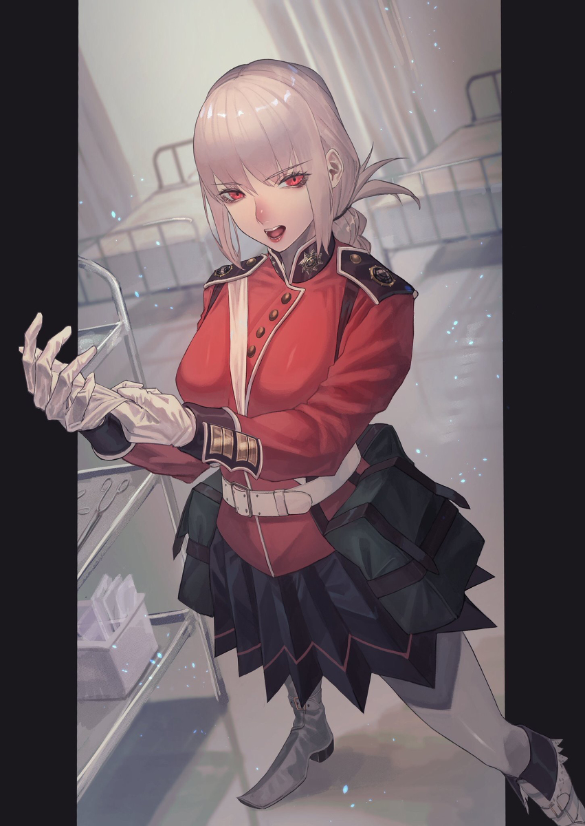 This is a pixiv picture whose title is 治療、開始ー.