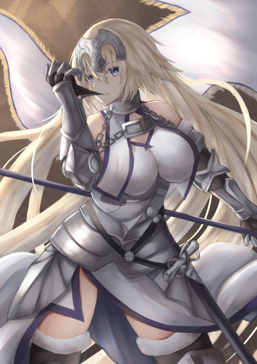 This is a pixiv picture whose title is Jeanne d'Arc.